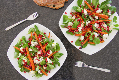 baked carrots salad